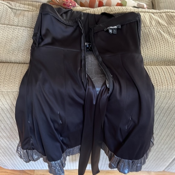 My Michelle black gray party dress strapless Sz 1 prom wedding sweet 16 mitzvah - Picture 13 of 13